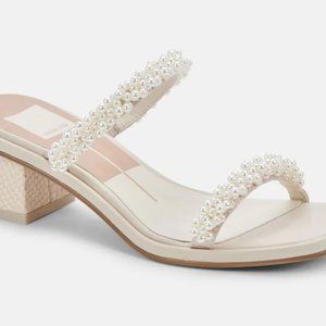 Dolce Vita River Pearl Heels - White 7.5